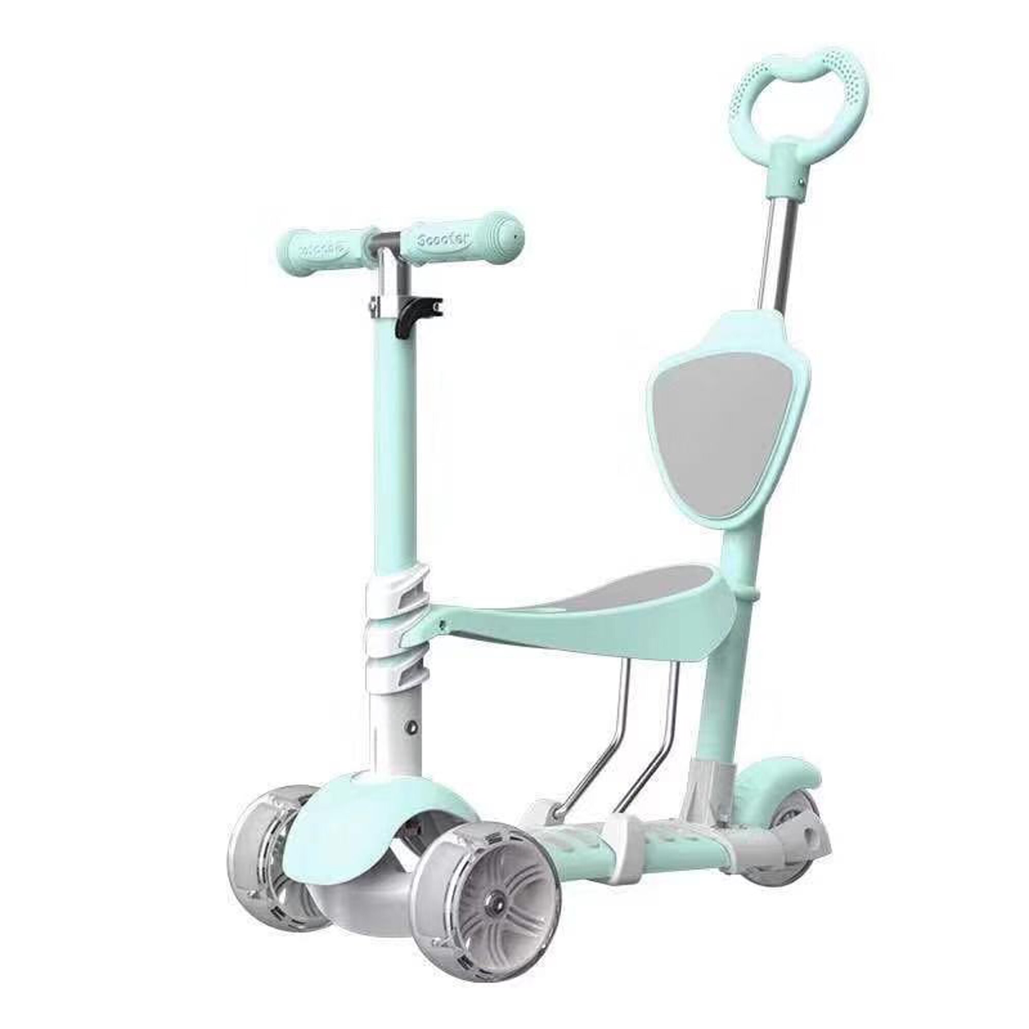 Tricicleta/Trotineta cu maner Kota Baby Verde